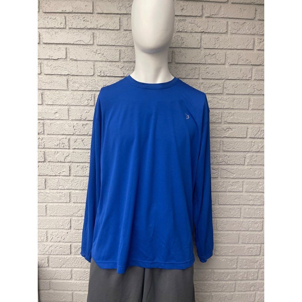 Reel Legends Blue Quick Dry Long Sleeve Size XL